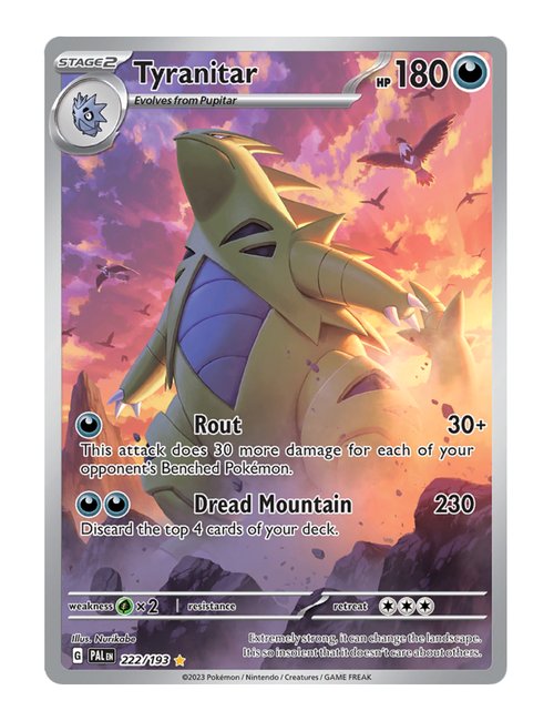 Tyranitar #222/193 - Paldea Evolved