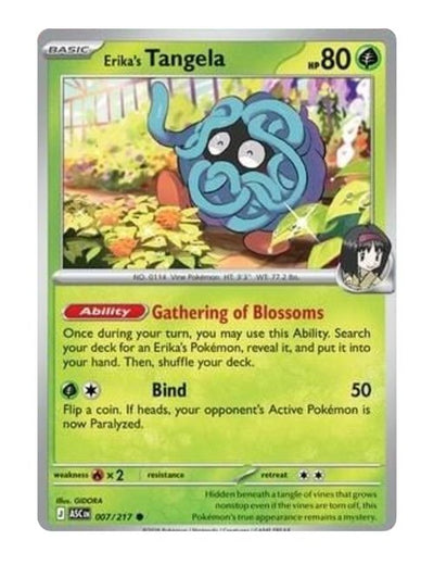 Erika's Tangela #007/217 Reverse Holo - Ascended Heroes