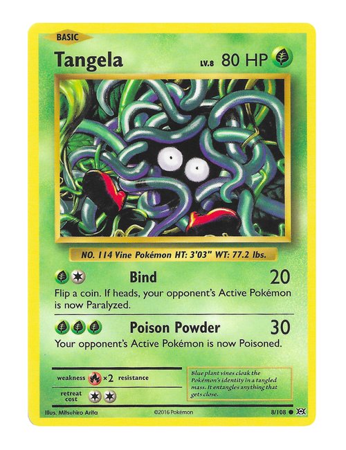 Tangela Reverse Holo #8/108 - Evolutions