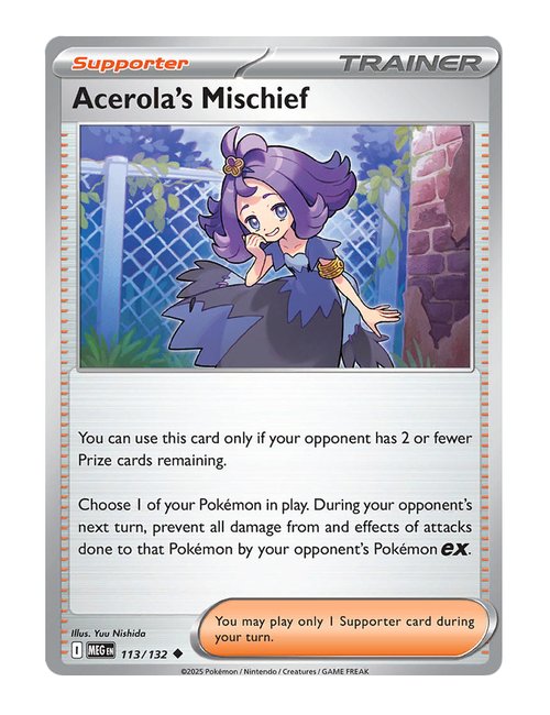 Acerola's Mischief #113/175 Reverse Holo - Mega Evolution