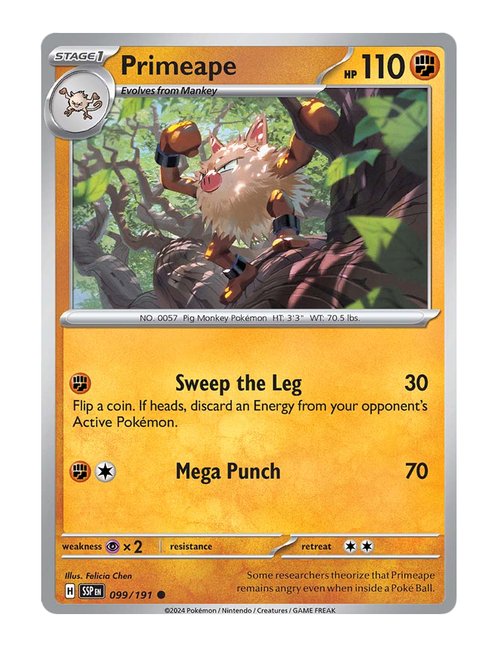 Primeape #99/191 - Surging Sparks