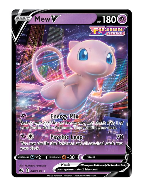Mew V #60/160 - Crown Zenith