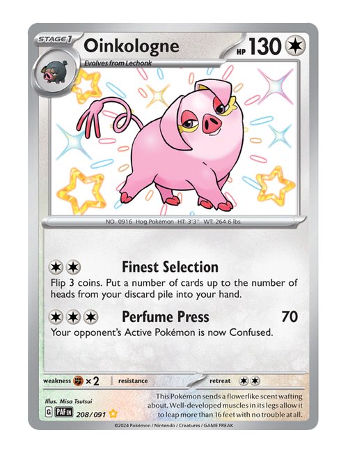 Oinkologne #208/091 - Paldean Fates