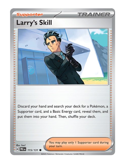 Larry's Skill #115/181 Reverse Holo - Prismatic Evolutions