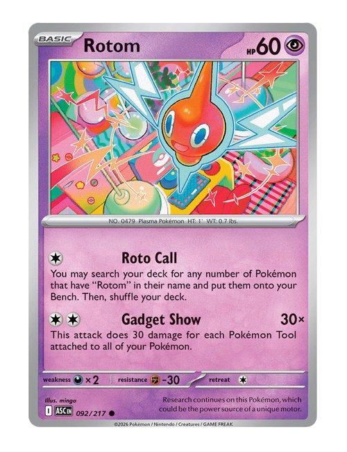 Rotom #092/217 - Ascended Heroes