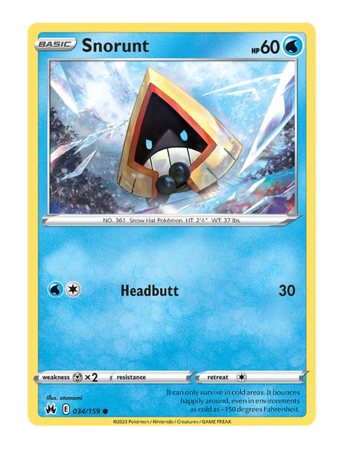 Snorunt #034/160 - Crown Zenith