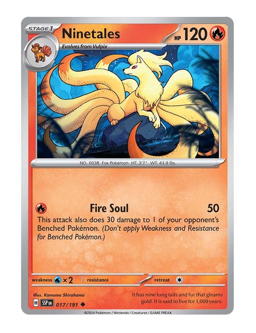 Ninetales #17/191 - Surging Sparks