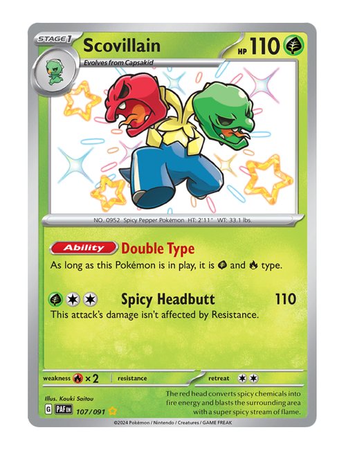 Scovillain #107/091 - Paldean Fates