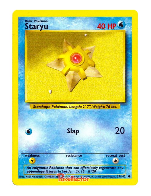 Staryu #65/102 - Base Set