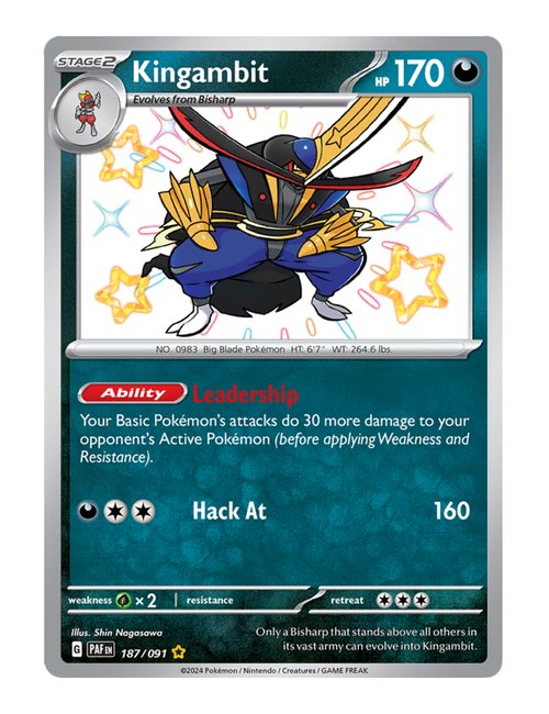 Kingambit #187/091 - Paldean Fates
