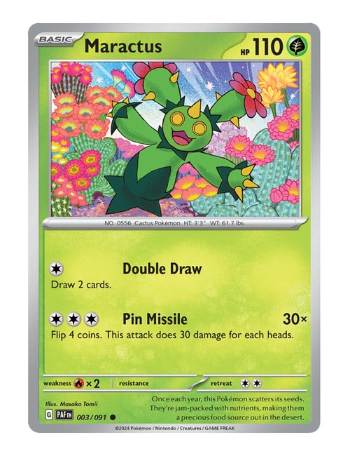 Maractus #003/091 - Paldean Fates
