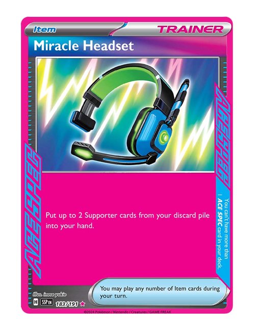 Miracle Headset #183/191 - Surging Sparks