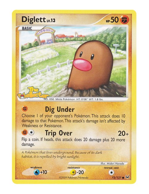 Diglett #72/130 - Platinum