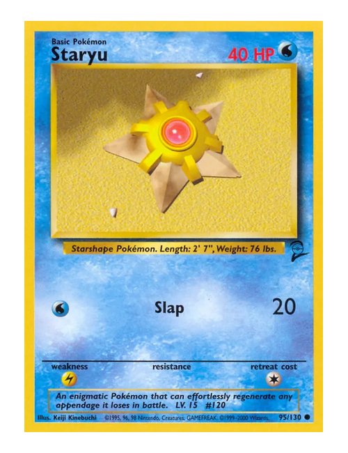 Staryu #95/130 - Base Set 2