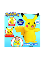 Pikachu - Power Action - Sesli ve Işıklı Peluş Oyuncak