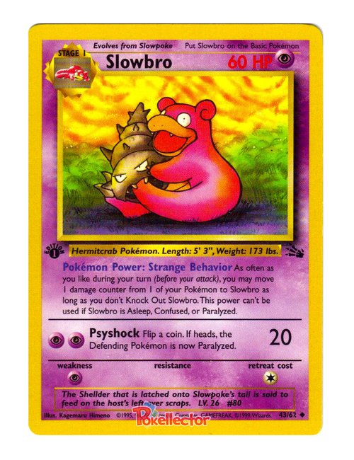 Slowbro #43/062 - Fossil