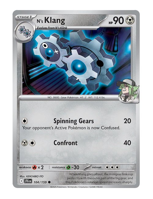 N's Klang #104/159 Reverse Holo - Journey Together