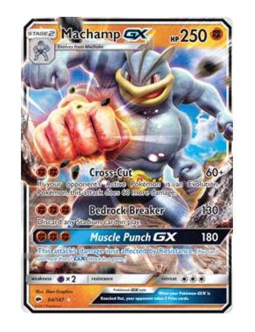 Machamp GX #64/147 - Burning Shadows