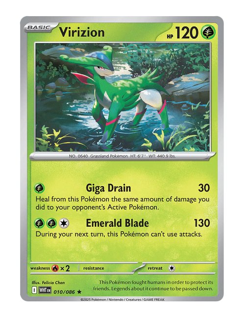 Virizion #010/130 - White Flare