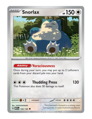 Snorlax #143/165 Reverse Holo - 151