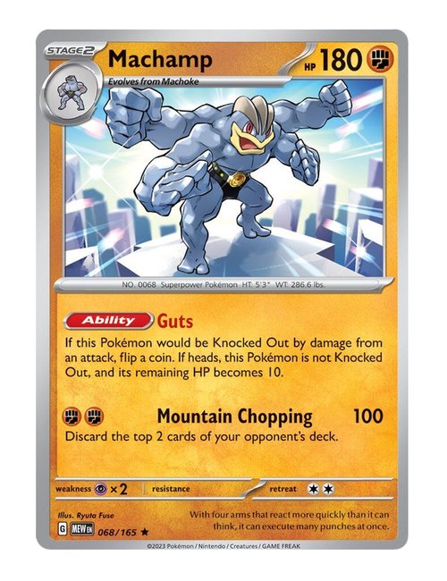 Machamp #068/165 Reverse Holo - 151
