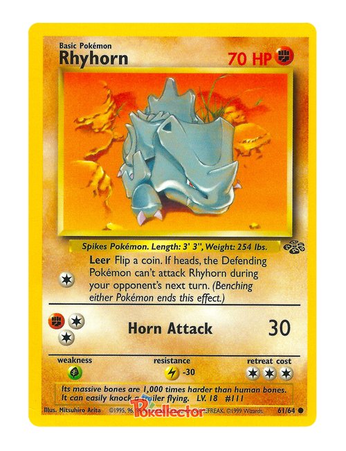 Rhyhorn #61/064 - Jungle