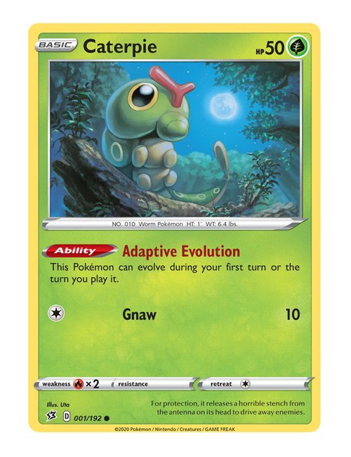 Caterpie #001/192 - Rebel Clash