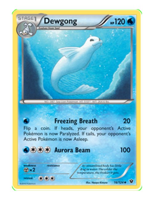 Dewgong #16/124 - Fates Collide