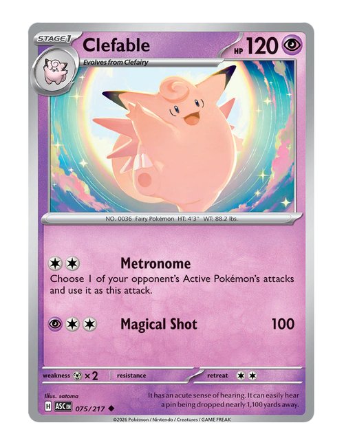 Clefable #075/217 - Ascended Heroes