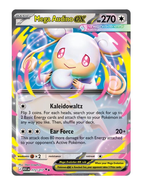 Mega Audino ex #172/217 - Ascended Heroes