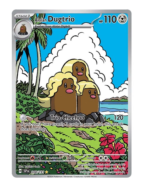 Alolan Dugtrio #208/191 - Surging Sparks