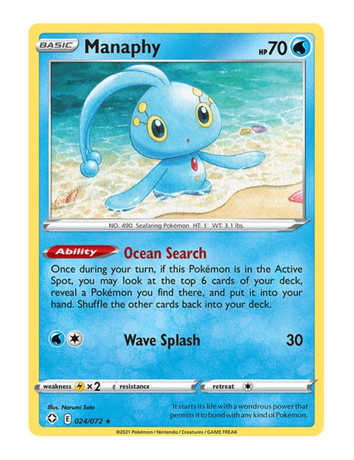Manaphy #024/073 - Shining Fates