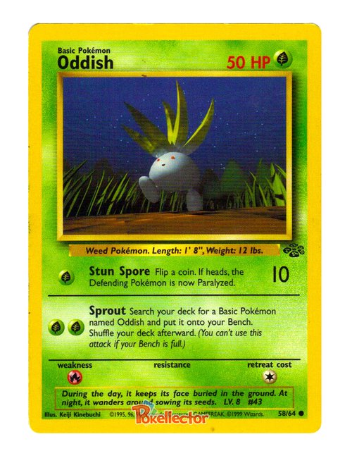Oddish #58/064 - Jungle