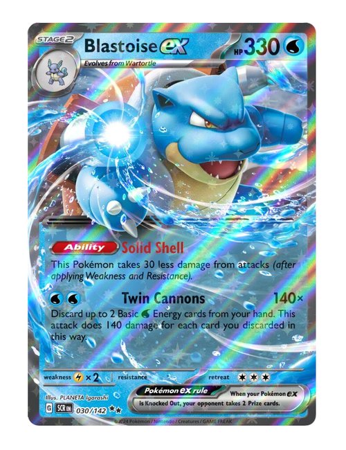 Blastoise ex #30/142 - Stellar Crown