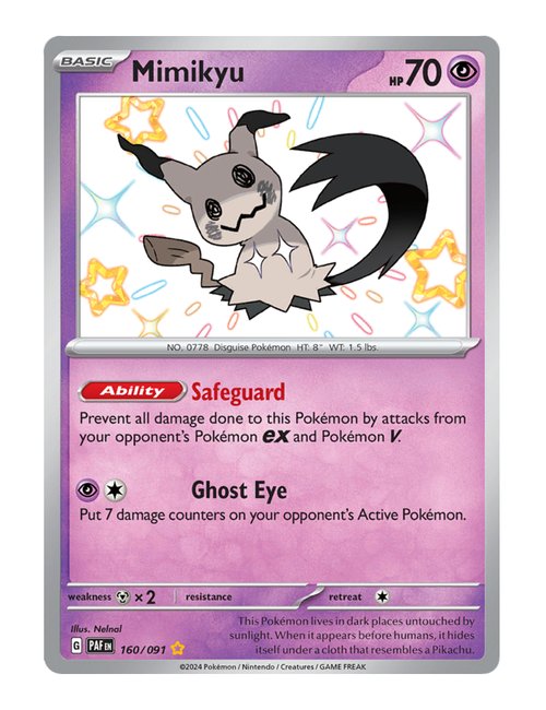 Mimikyu #160/091 - Paldean Fates