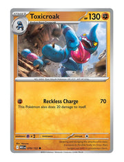 Toxicroak #079/175 Reverse Holo - Mega Evolution