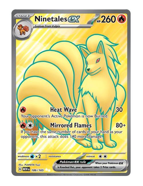 Ninetales ex #186/165 - 151