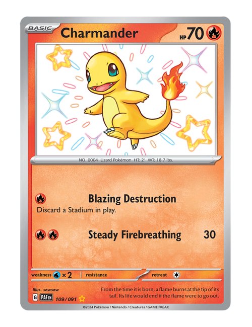 Charmander #109/091 - Paldean Fates