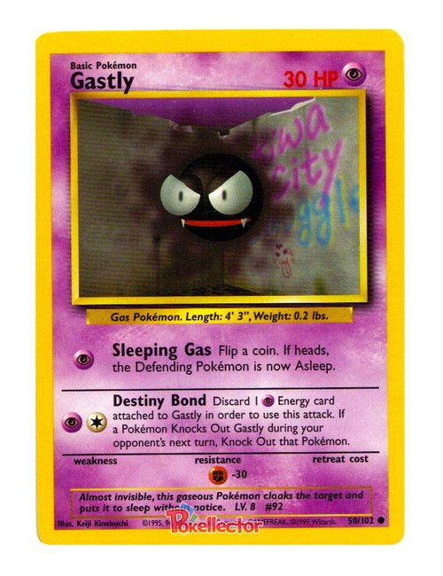 Gastly #50/102 - Base Set