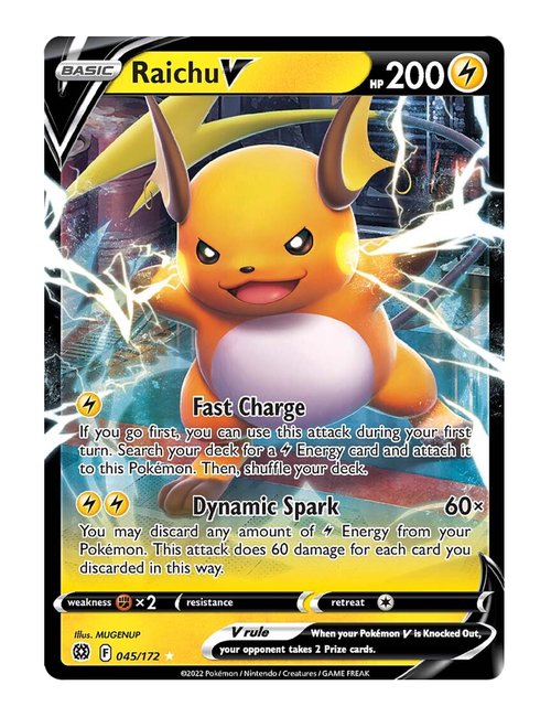Raichu V #45/172 - Brilliant Stars