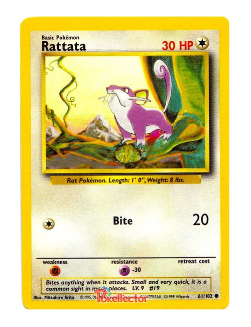 Rattata #61/102 - Base Set