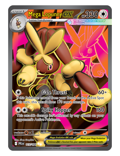 Mega Lopunny ex  - 115/094 - Phantasmal Flames
