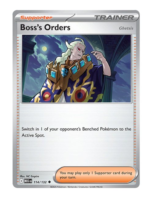 Boss's Orders [Ghetsis] #114/175 - Mega Evolution