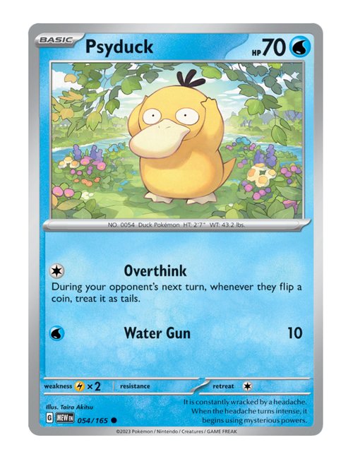 Psyduck #054/165 - 151