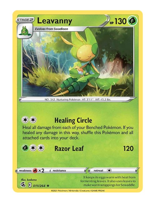 Leavanny #011/264 Reverse Holo - Fusion Strike