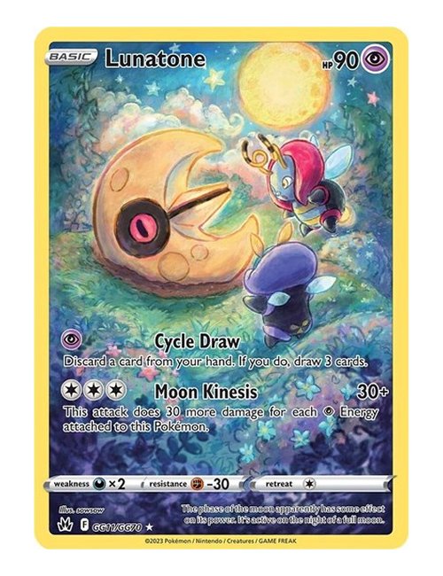 Lunatone #GG11/160 - Crown Zenith