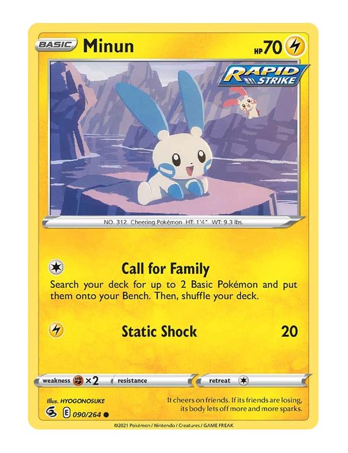 Minun #090/264 - Fusion Strike