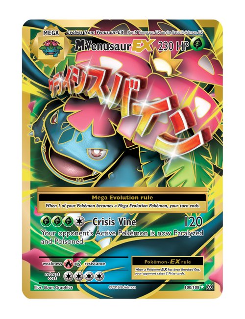 M Venusaur EX #100/108 - Evolutions
