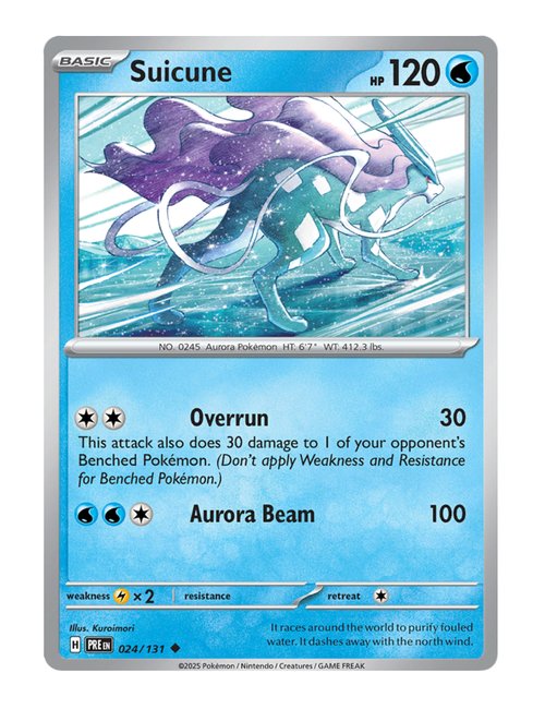 Suicune #024/131 - Prismatic Evolutions