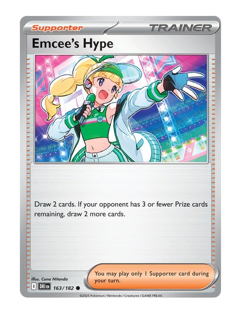 Emcee's Hype #163/182 Reverse Holo - Destined Rivals